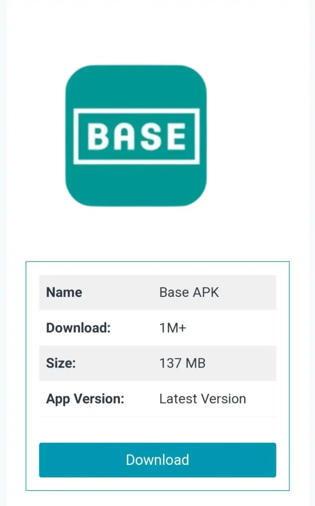 base apk for android